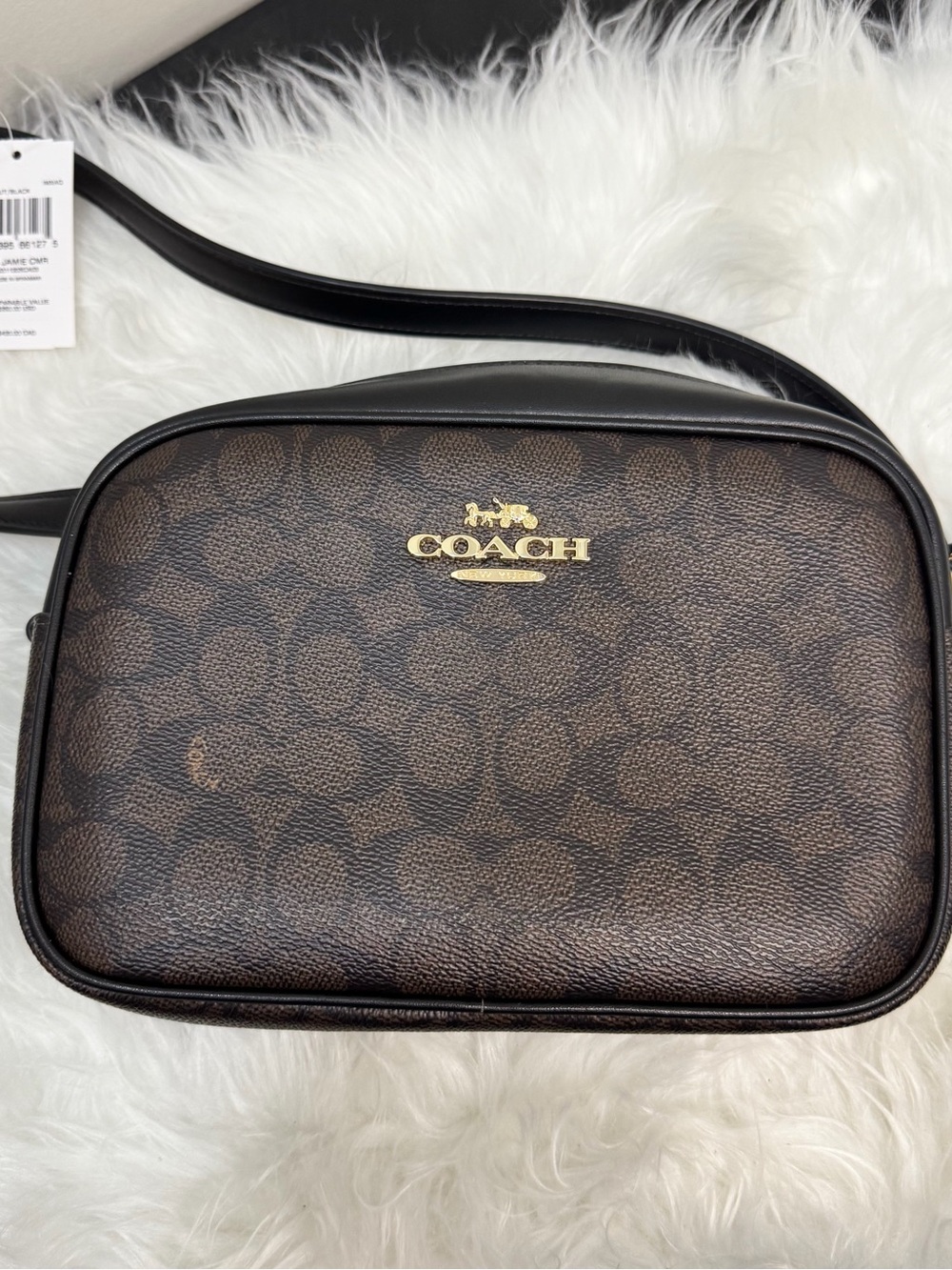 New Coach Jamie Camera Bag in Signature Canvas